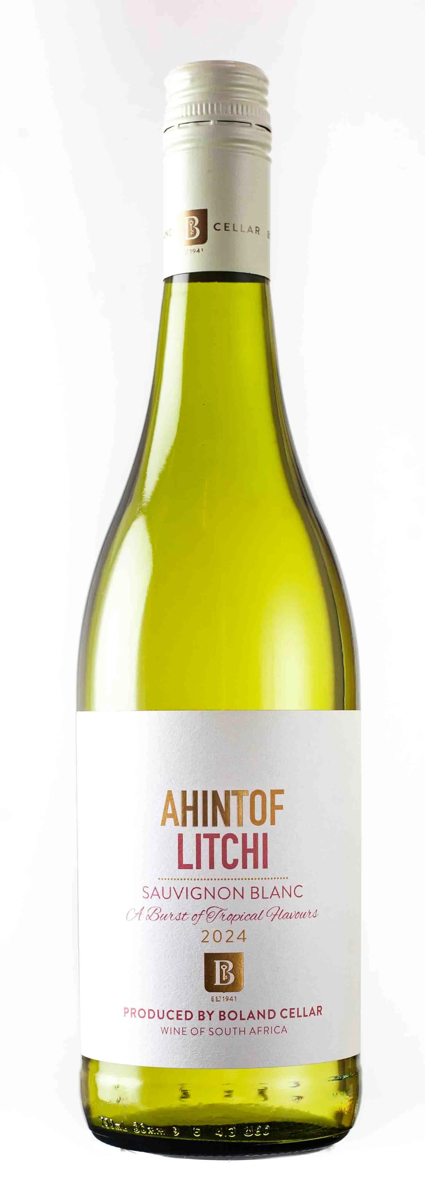 Ahintof Litchi Sauvignon Blanc bottle