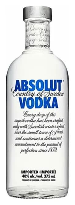 Absolut Vodka bottle