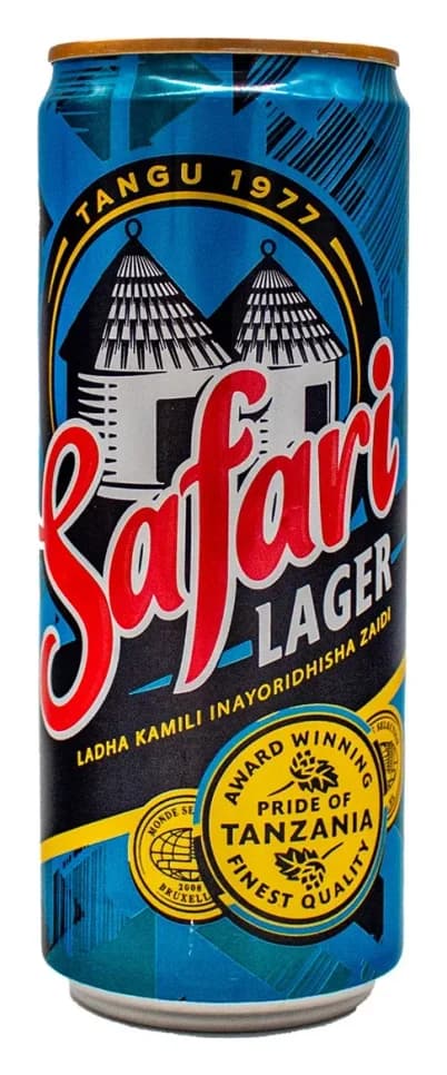 Safari Lager Can product