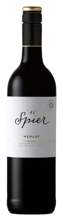 Spier Signature Merlot bottle